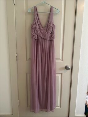 David’s Bridal Dusty Rose Bride’s Maid Gown